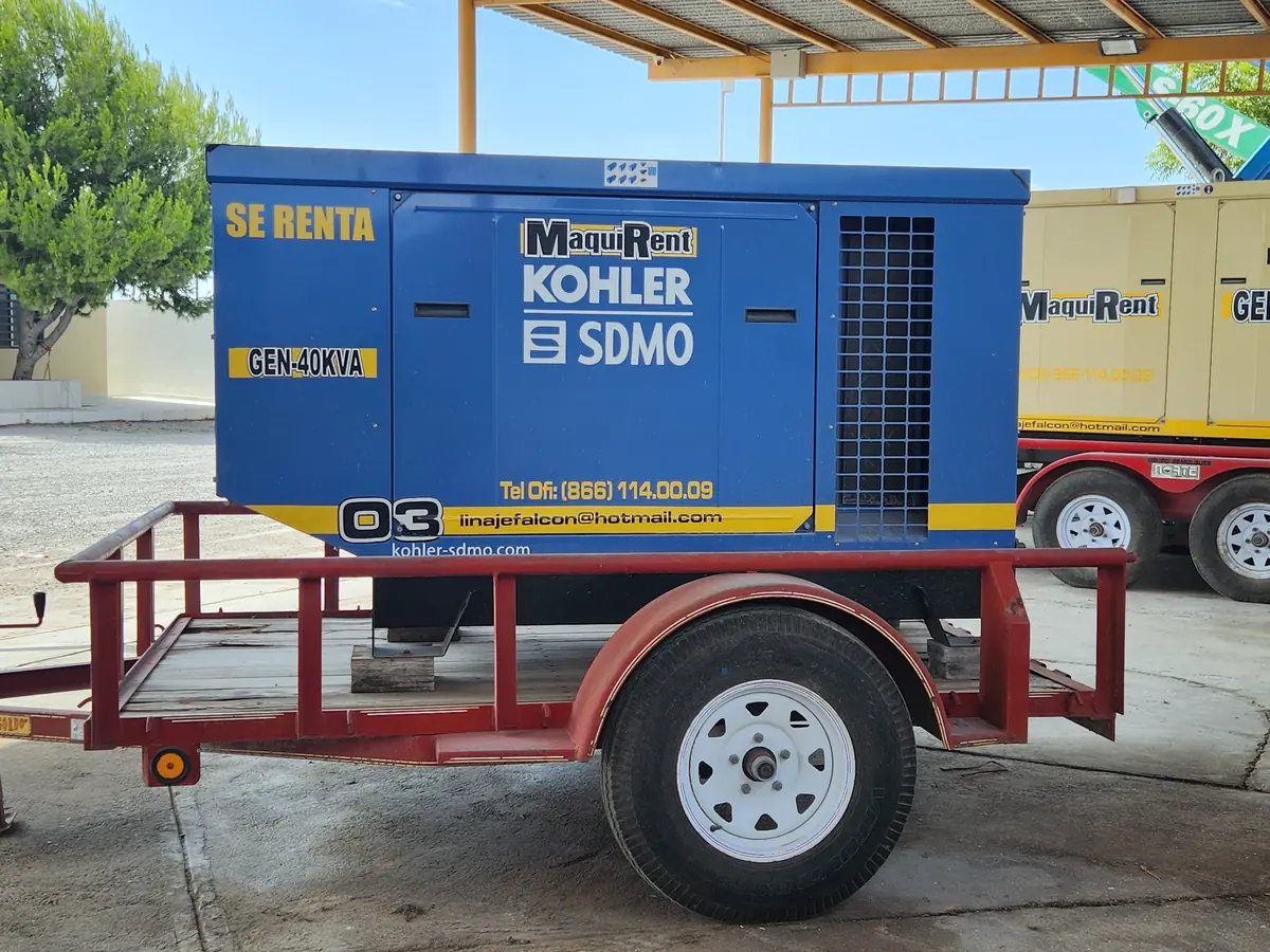 Generador Kohler 40 kVA en renta en Monclova — Linaje Rent