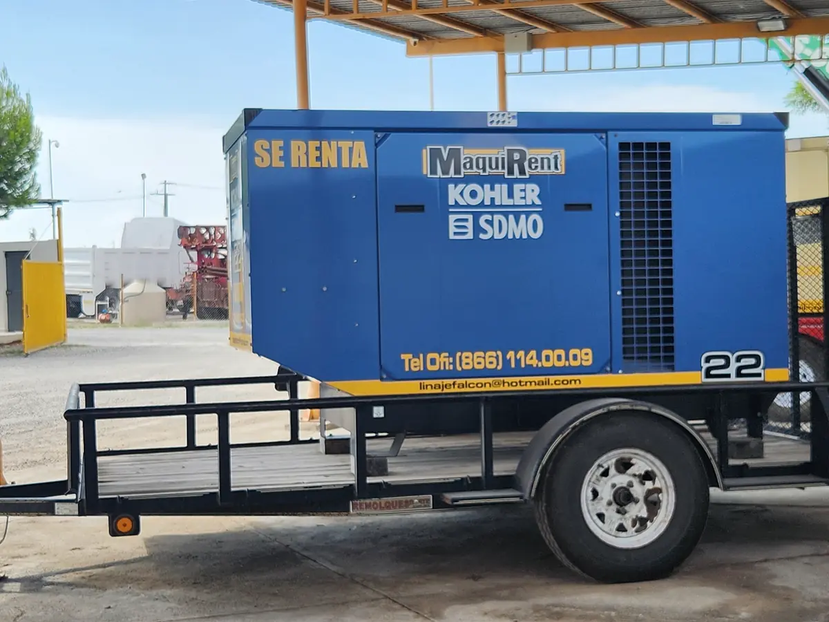 Generador Kohler 60 kVA en renta en Monclova — Linaje Rent